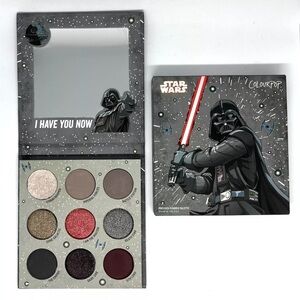 NEW ColourPop Star Wars Darth‎ Vader Eyeshadow Palette - Red, Gray, Black